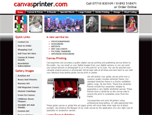 Tablet Screenshot of canvasprinter.com